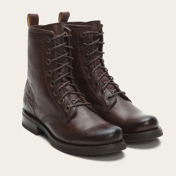 Frye Veronica Combat Boots - Picture 1 of 8
